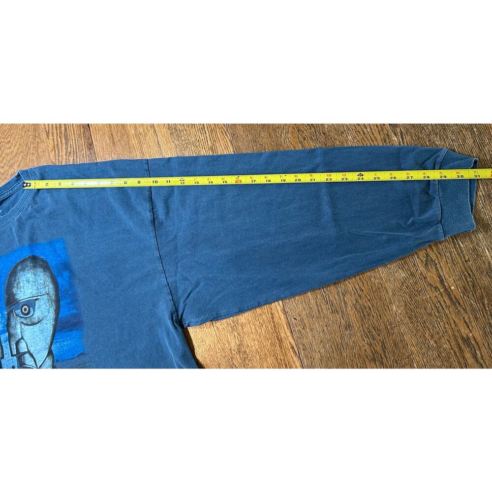 Pink Floyd 1994 Division Bell North American Tour T-Shirt Sz L/XL Crop L/S - Picture 4 of 5